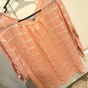 Peach blouse